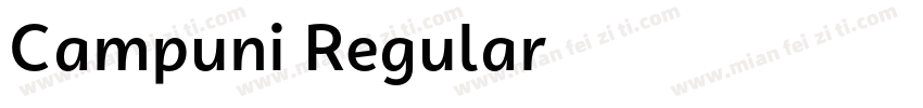 Campuni Regular字体转换
